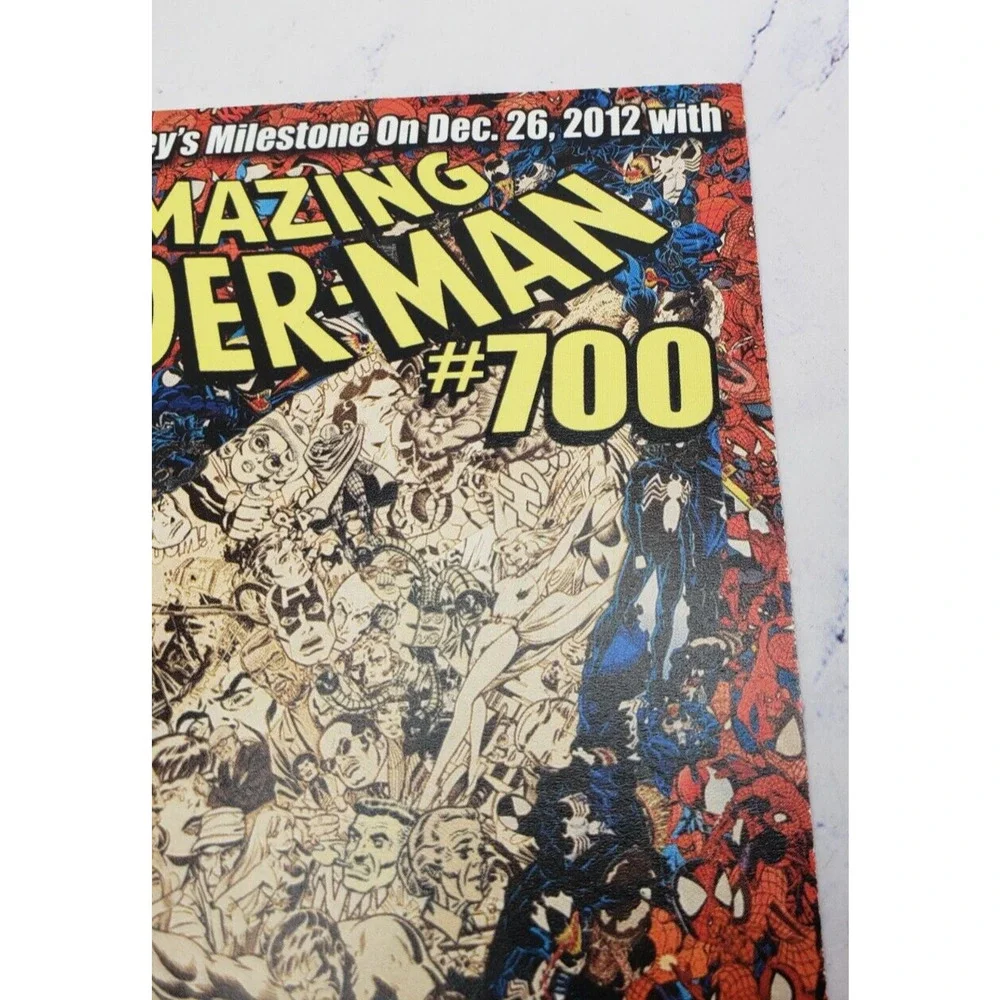 Amazing Spider-Man 700 Marvel Comics Promo Card Dan Slott Humberto Ramos 2012